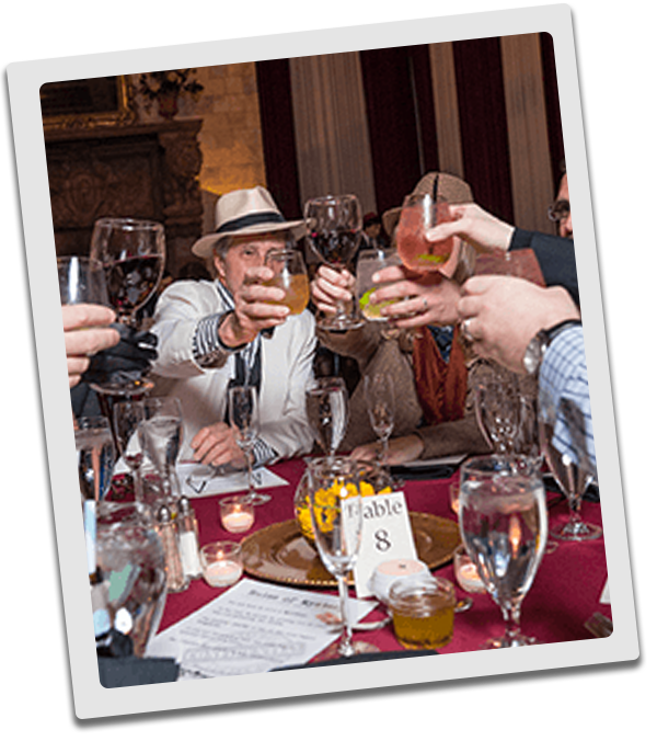 Grand Rapids Murder Mystery guests raise glasses